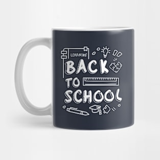 back to school icon handraw Mug